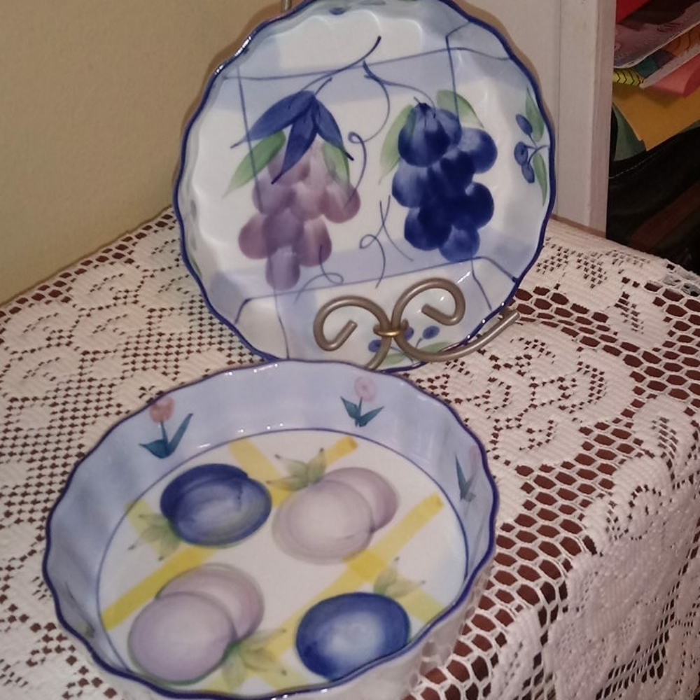Stoneware decorative bowls - Picture 2 of 3